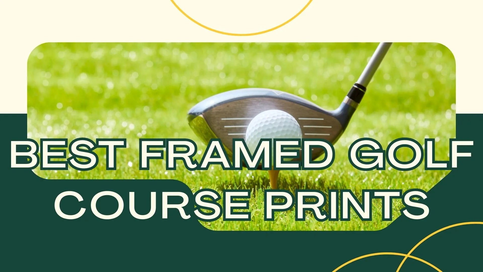 Best framed golf course prints guide for course map wall art