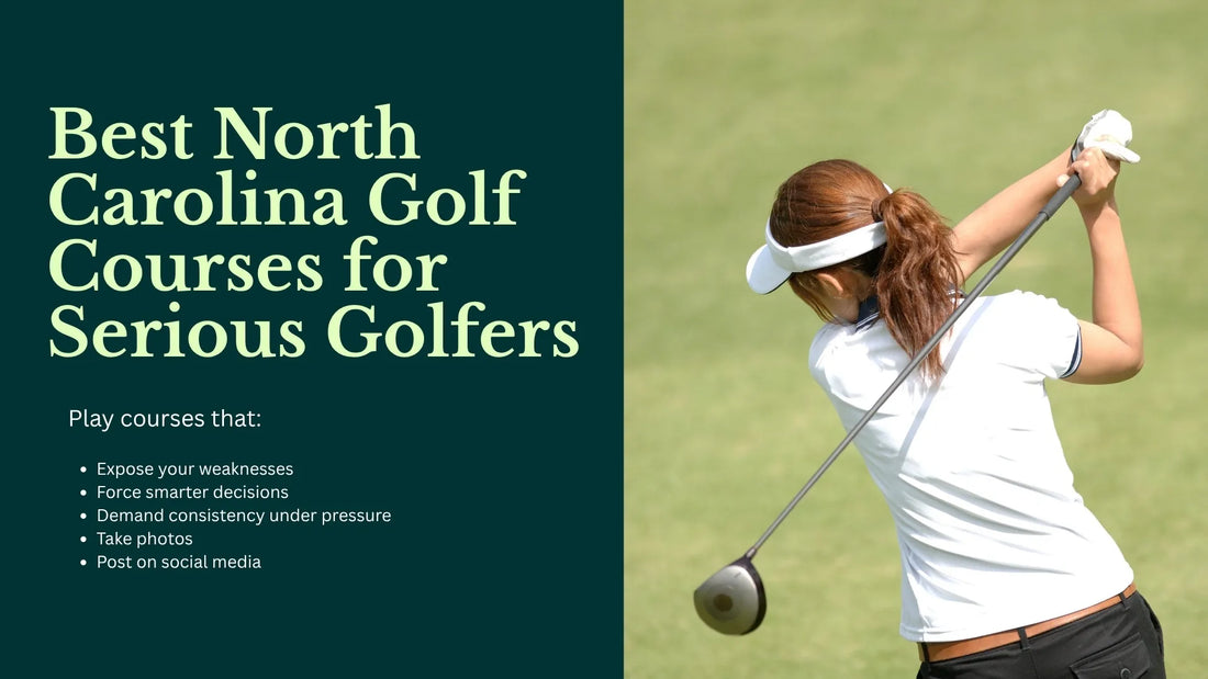 Best North Carolina golf courses for serious golfers and course map art inspiration