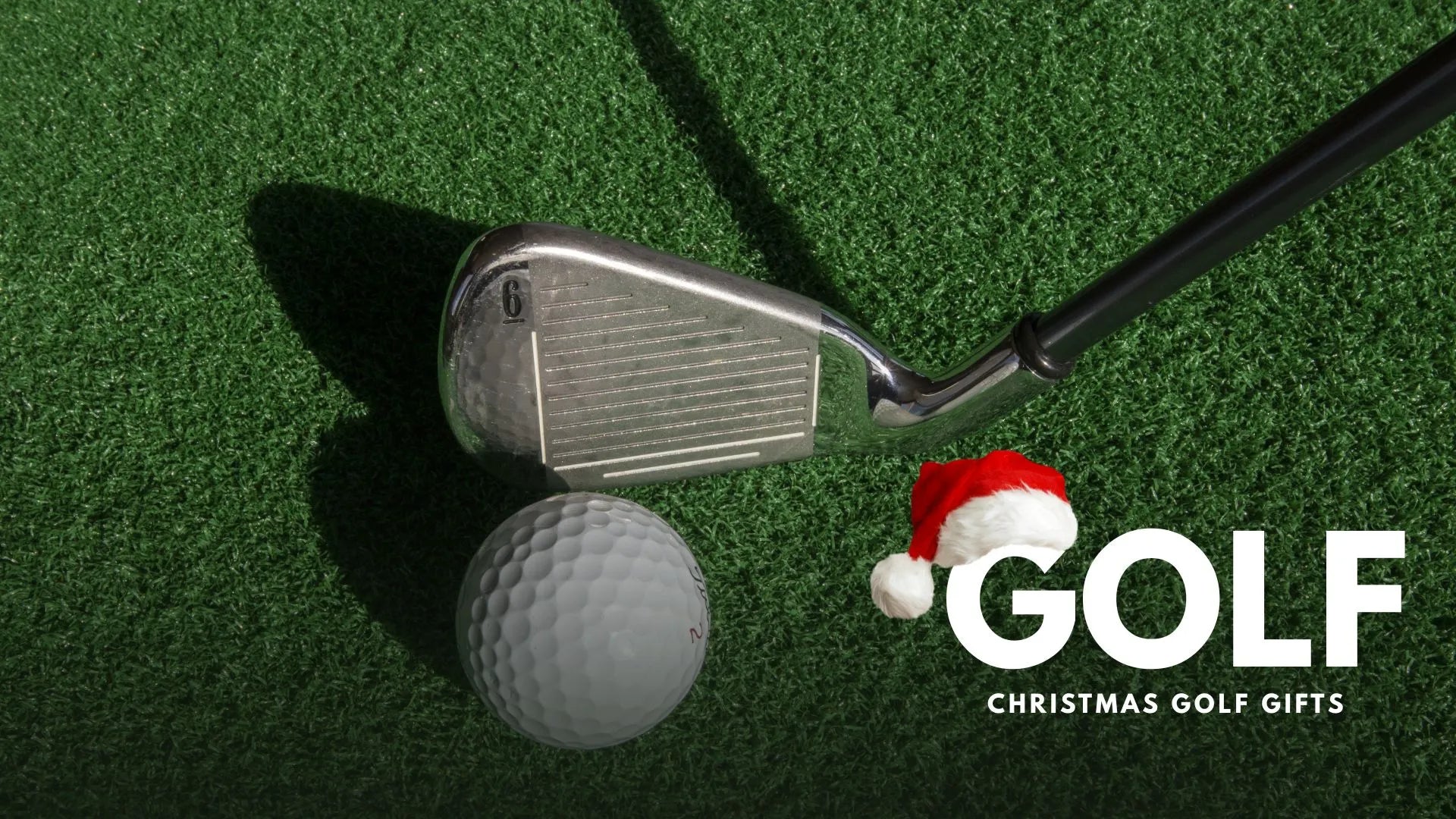 Christmas golf gift guide featuring custom golf course prints towels and accessories