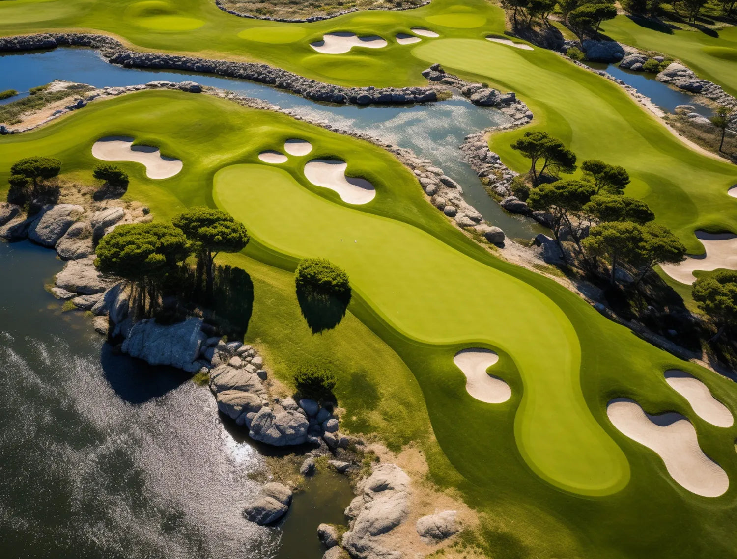Meaningful golf course gift with course artwork for a golfer