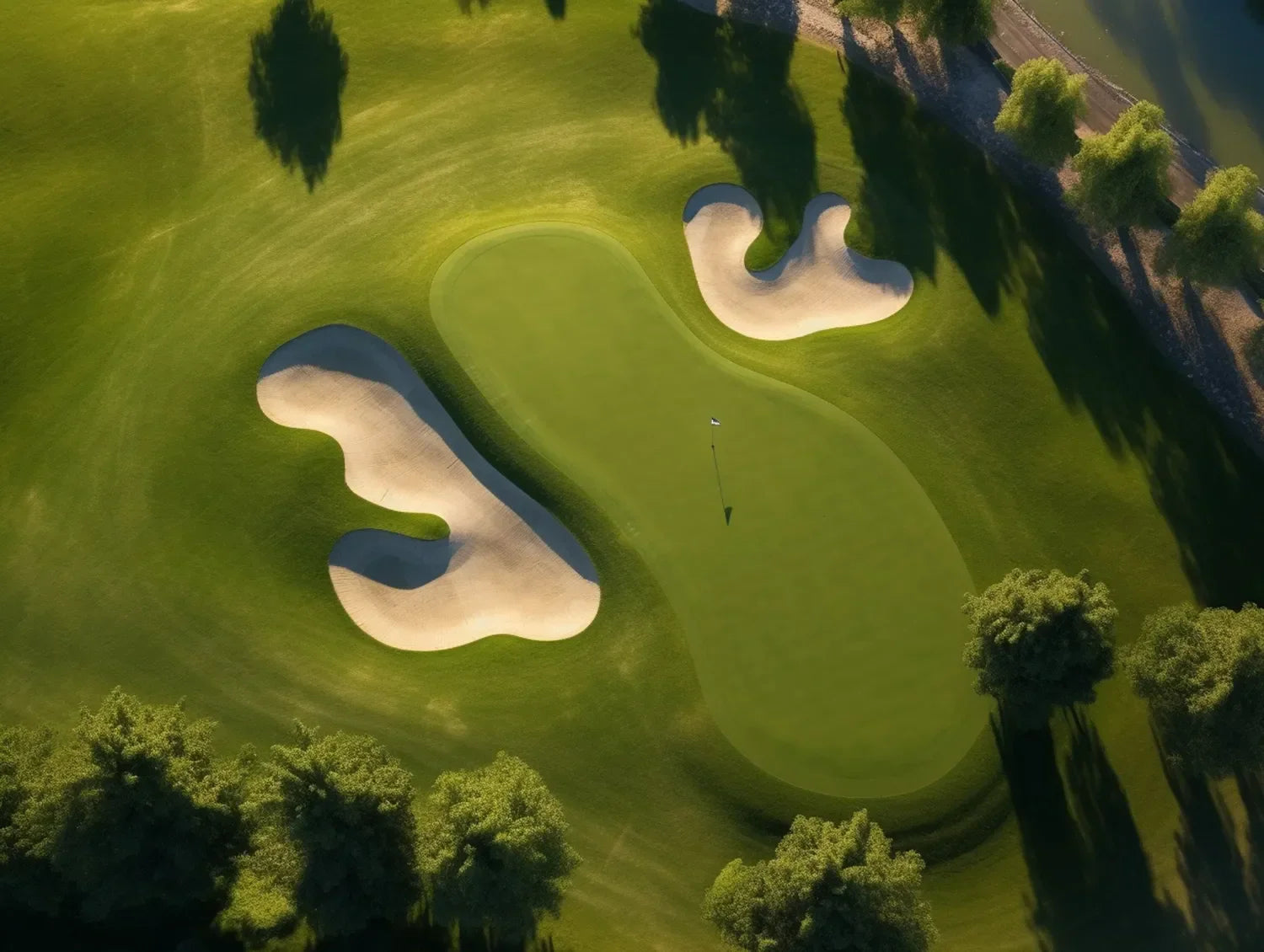 Popular golf course map print styles displayed as golf wall art