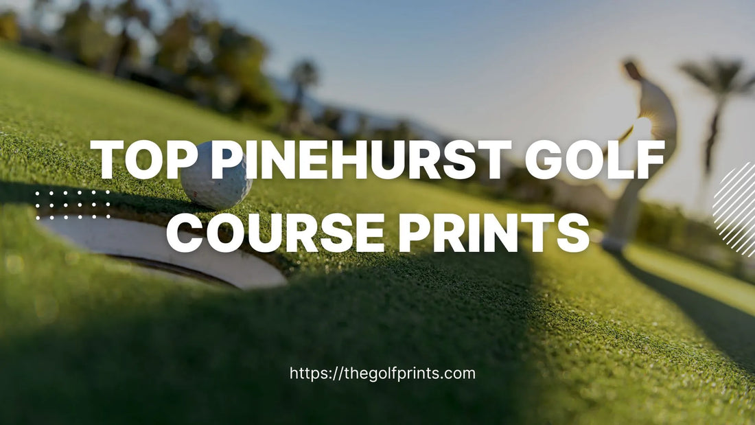 Pinehurst golf course prints guide for choosing the right course map