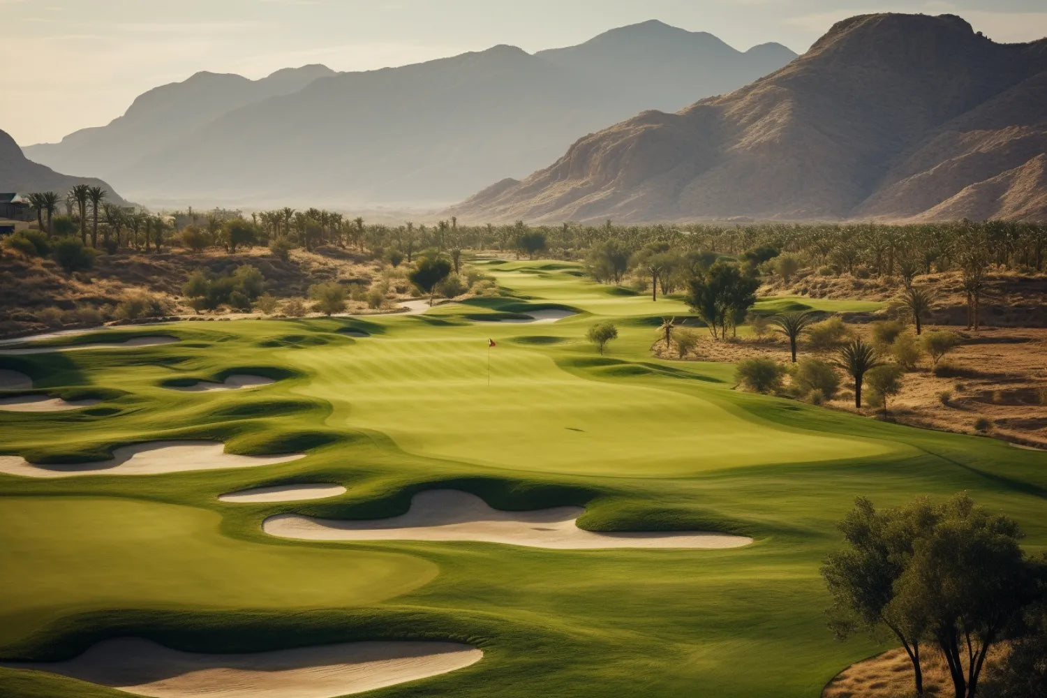 Premium golf course map print collection arranged as golf wall art
