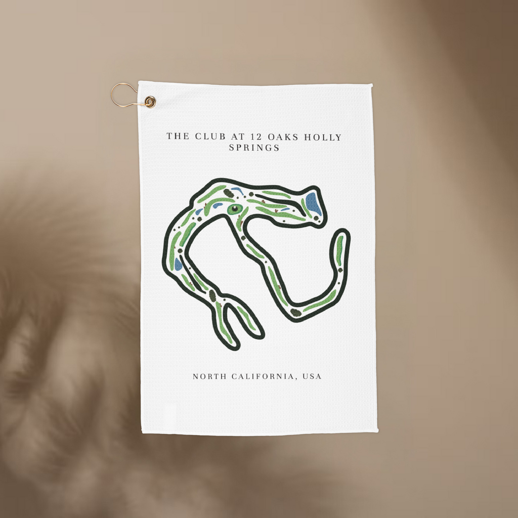The Club at 12 Oaks Golf Course Prints, North Carolina | Golf Course Print Towels | Golf Course Microfiber