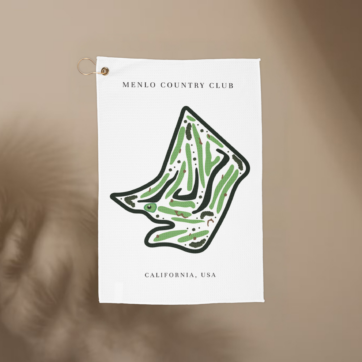 Menlo Country Club, Golf Course Print, California | Golf Course Print Towels | Golf Course Microfiber