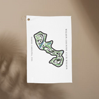 Wilson Country Club Golf Course Prints, North Carolina | Golf Course Print Towels | Golf Course Microfiber