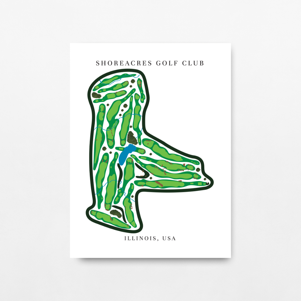 Shoreacres Golf Club, Golf Course Prints, Illinois
