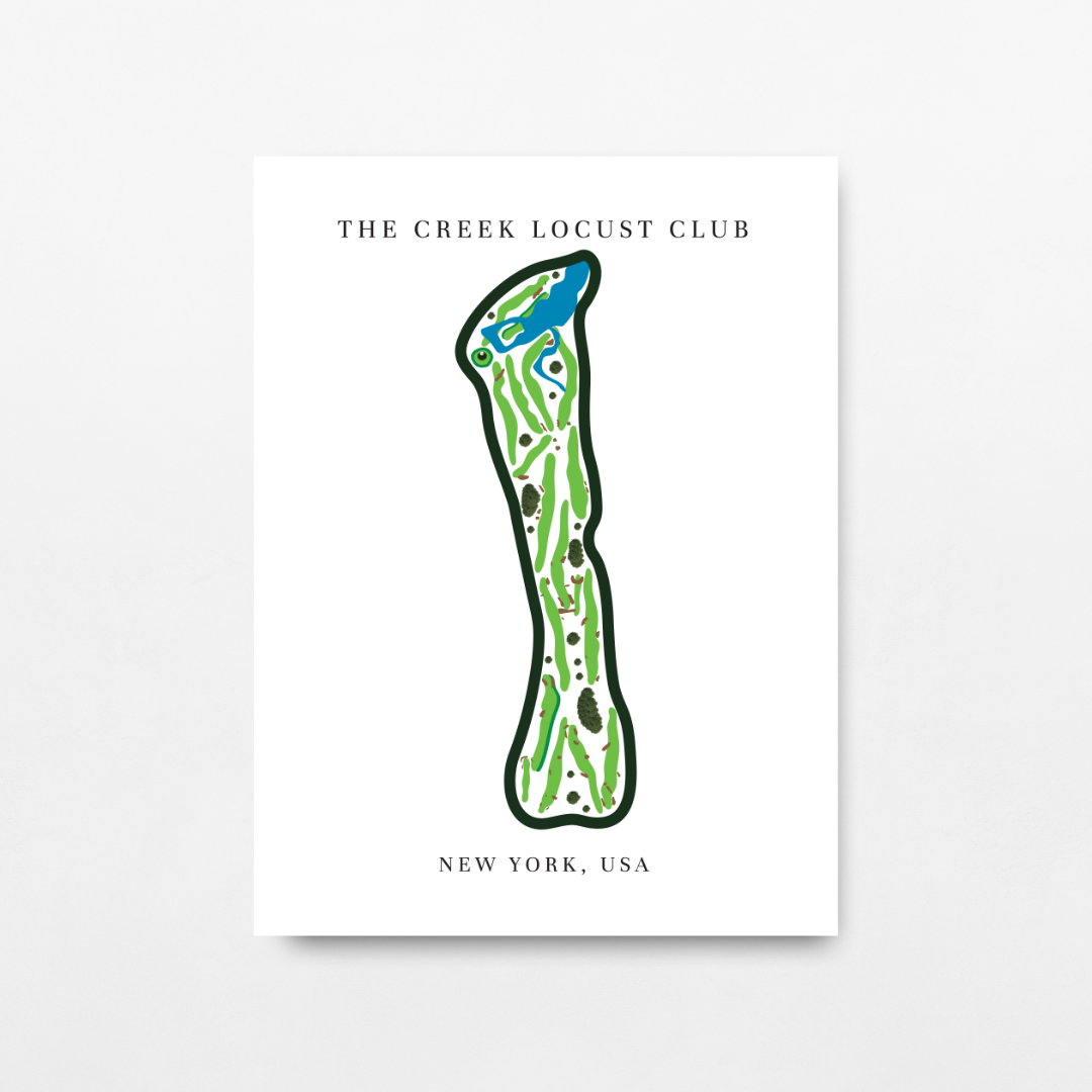 The Creek Locust Club, Golf Course Prints, New York