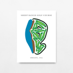 Sheep Ranch Golf Club, Golf Course Print, Oregon