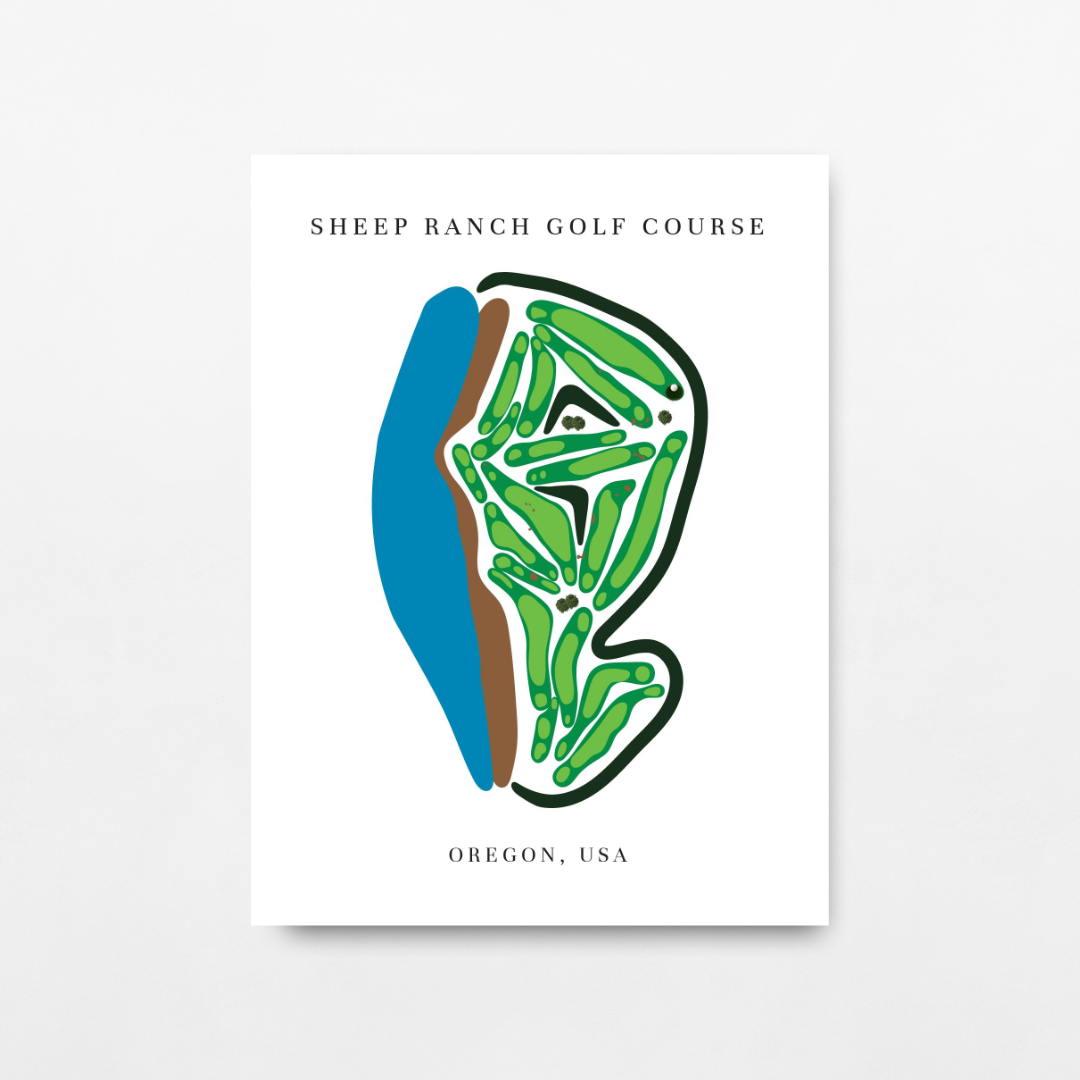 Sheep Ranch Golf Club, Golf Course Print, Oregon