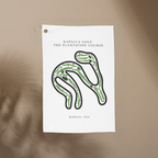 Kapalua Golf The Plantation Course Golf Course Prints, Hawaii | Golf Course Print Towels | Golf Course Microfiber