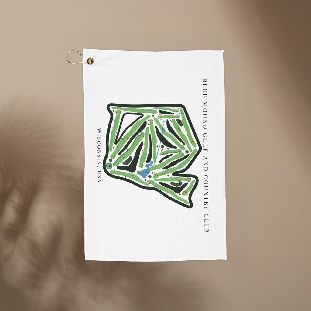 Blue mound golf and country club Wisconsin | Golf Course Print Towels | Golf Course Microfiber