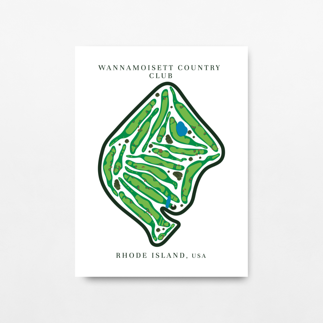 Wannamoisett Country Club, Golf Course Prints, Rhode Island