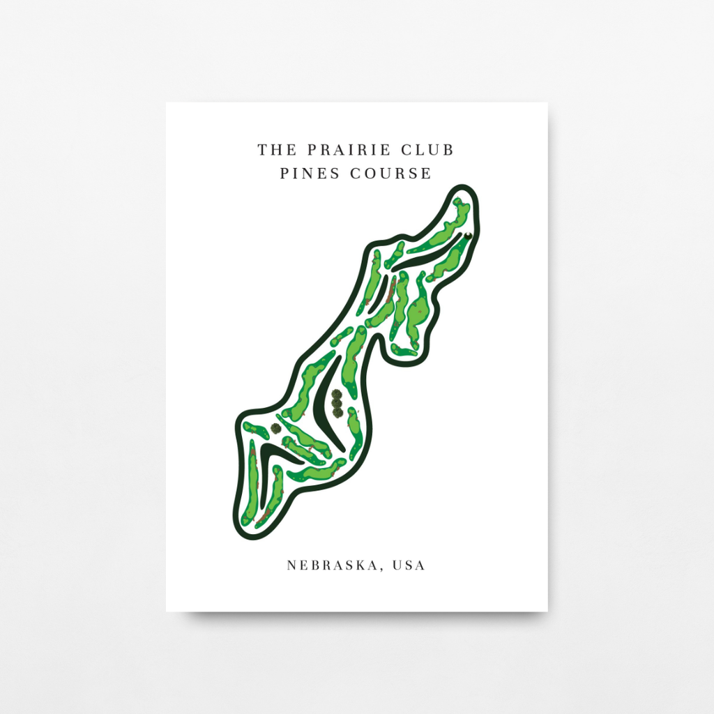 The Prairie Club Golf Club, Golf Course Print, Nebraska