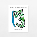 Torrey Pines South Course, Golf Course Print, California