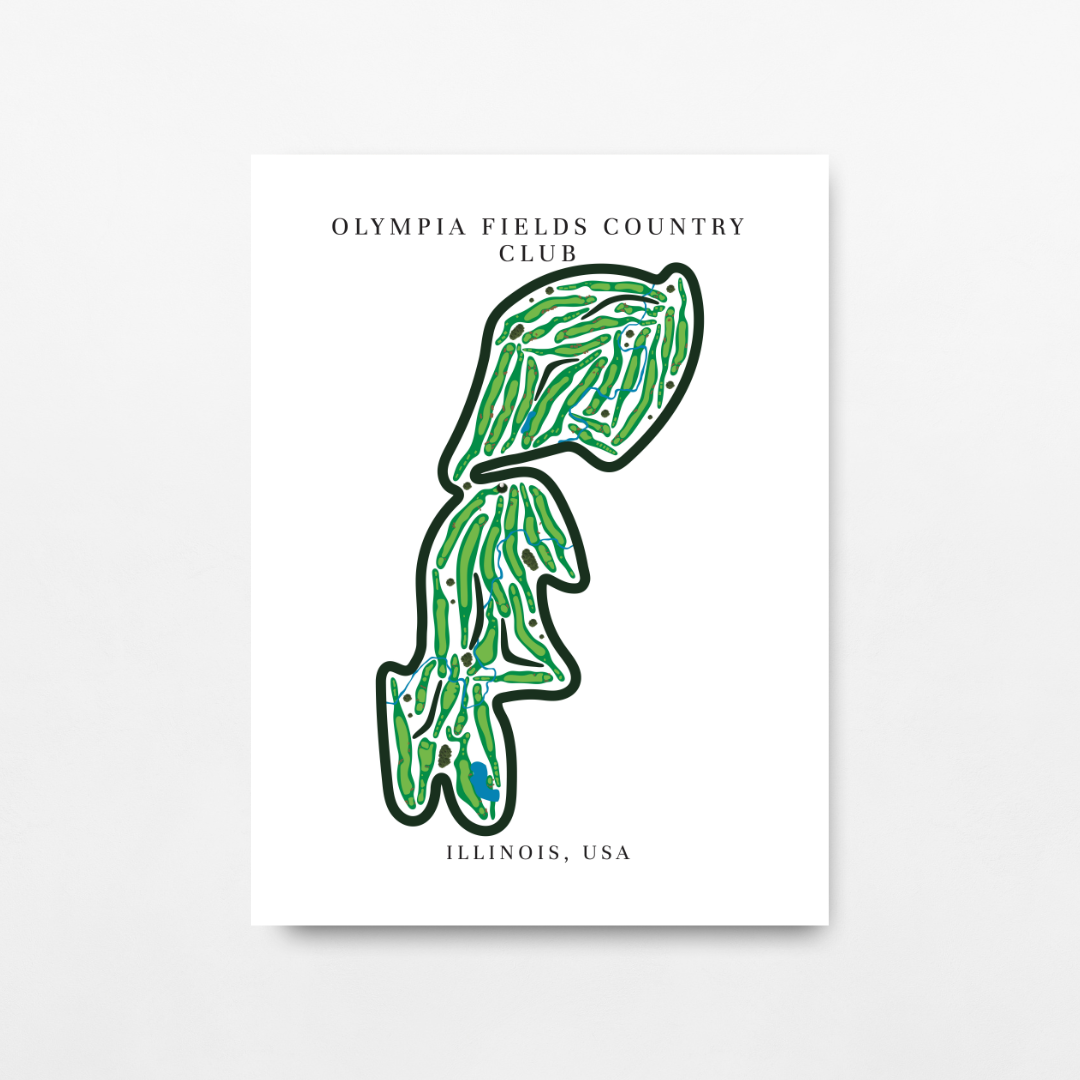 Olympia Fields Country Club, Golf Course Prints, Illinois