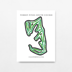 Torrey Pines South Course, Golf Course Print, California