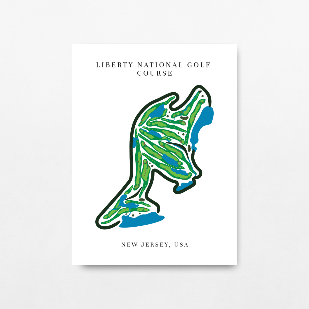 Liberty National Golf Course, Golf Course Prints, New Jersey