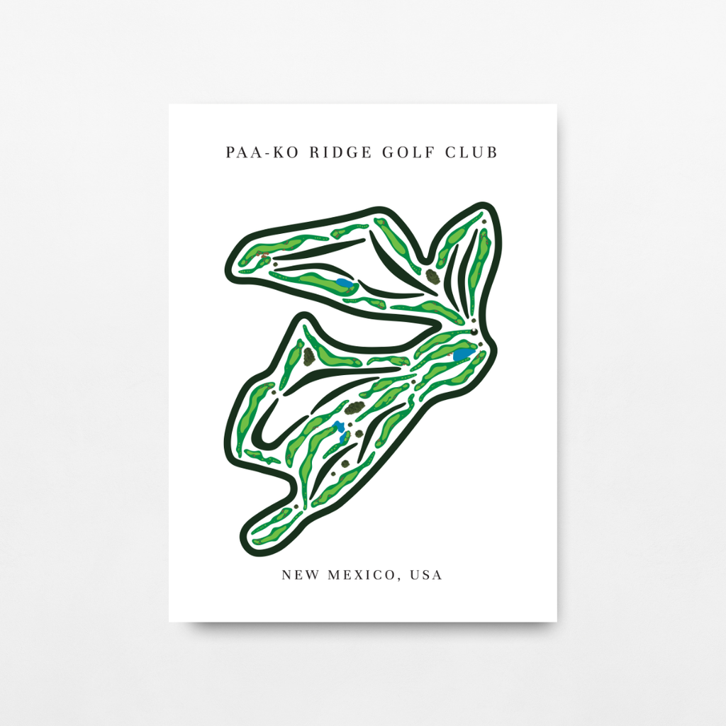 Paa-Ko Ridge Golf Club, New Golf Course Prints, Mexico
