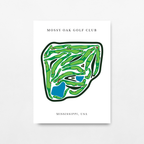 Mossy Oak Golf Club Course Print, Mississippi