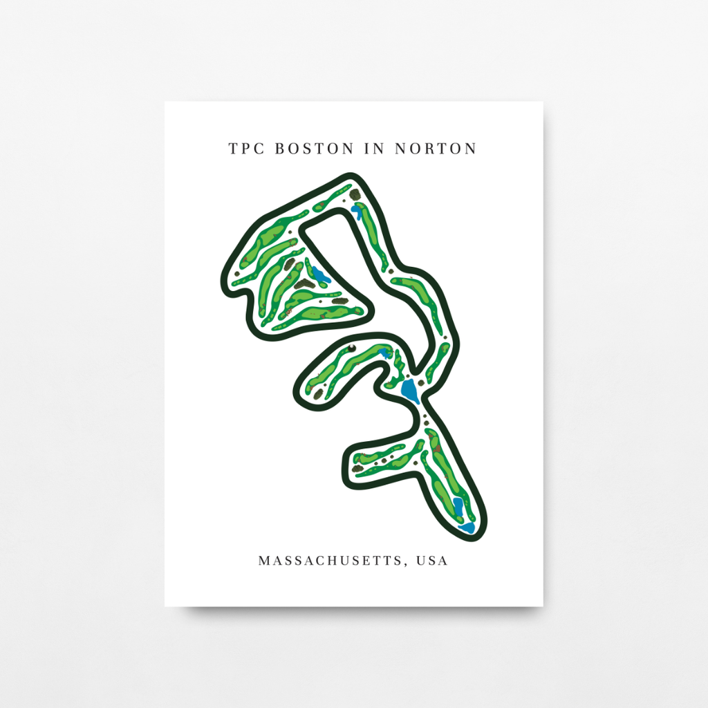 TPC Boston in Norton, Golf Course Prints, Massachusetts