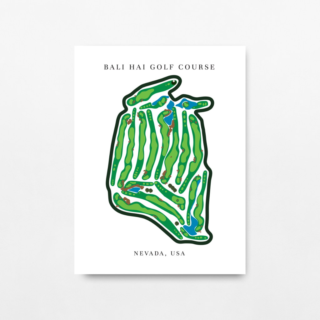 Bali Hai Golf Club, Golf Course Print, Nevada