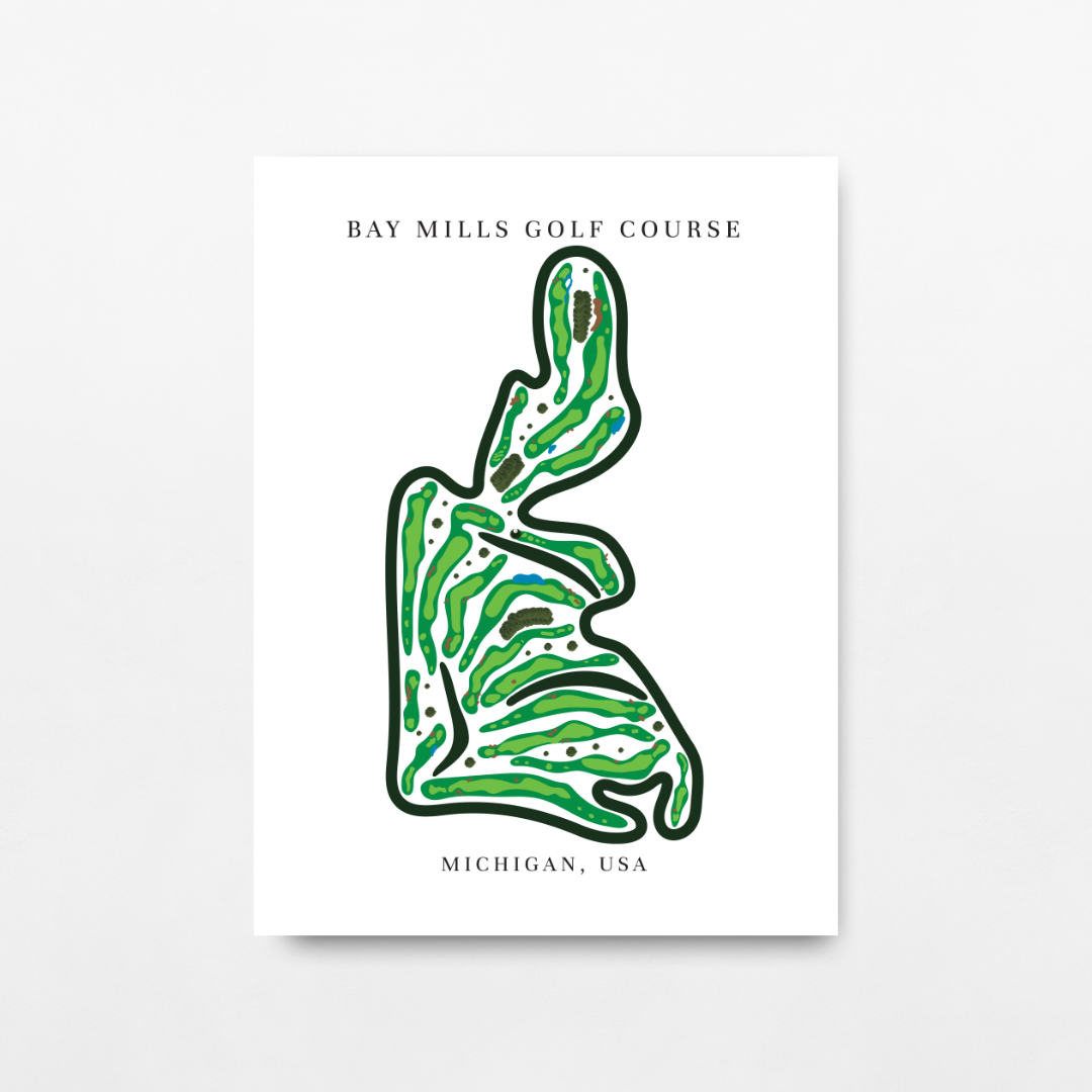 Bay Mills Golf Course, Golf Course Prints, Michigan
