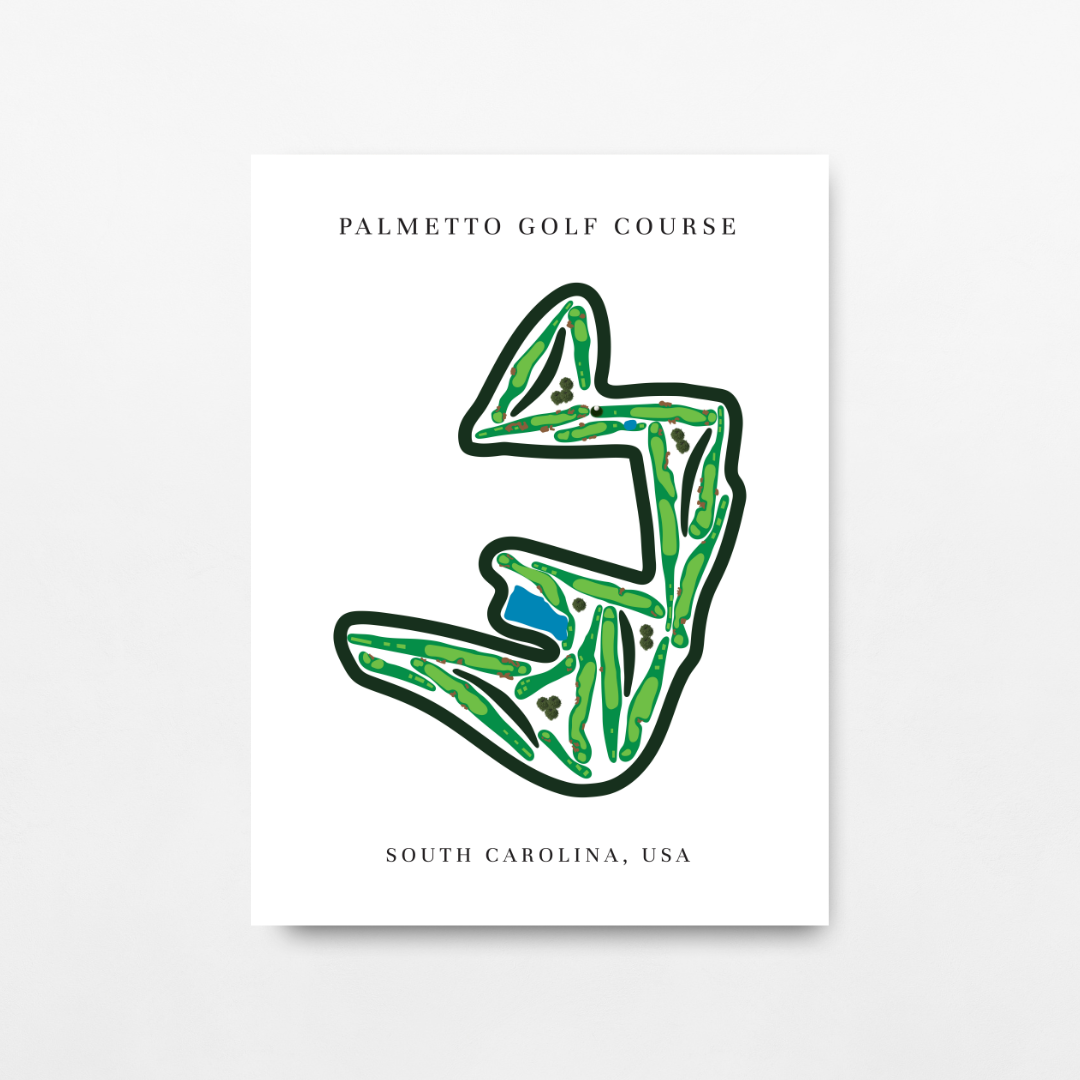 Palmetto Golf Course, Golf Course Prints, South Carolina