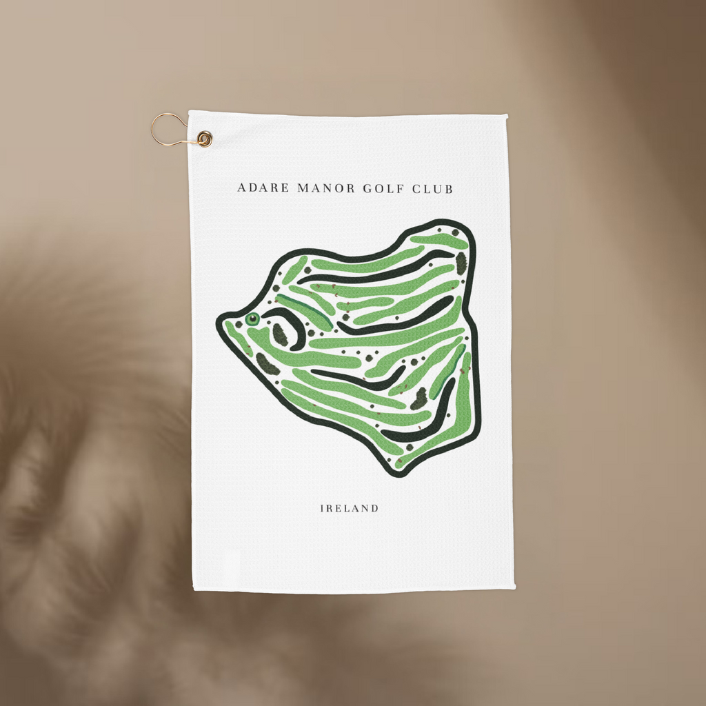 Adare Manor Golf Club, Ireland | Golf Course Print Towels | Golf Course Microfiber