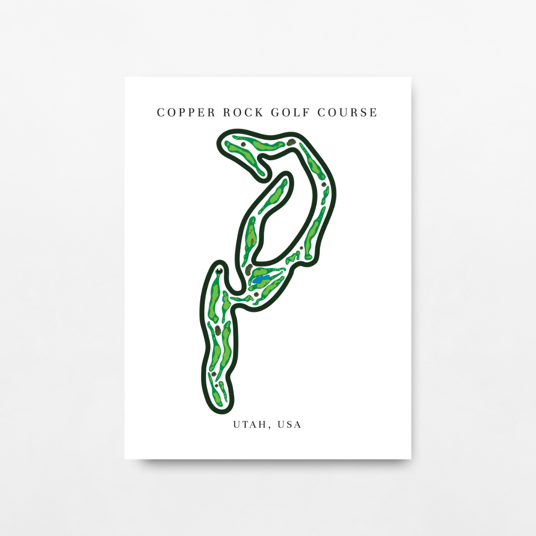 Copper Rock Golf Club, Golf Course Print, Utah