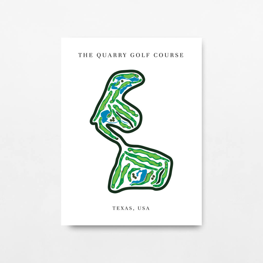 The Quarry Golf Course, Golf Course Prints, Texas