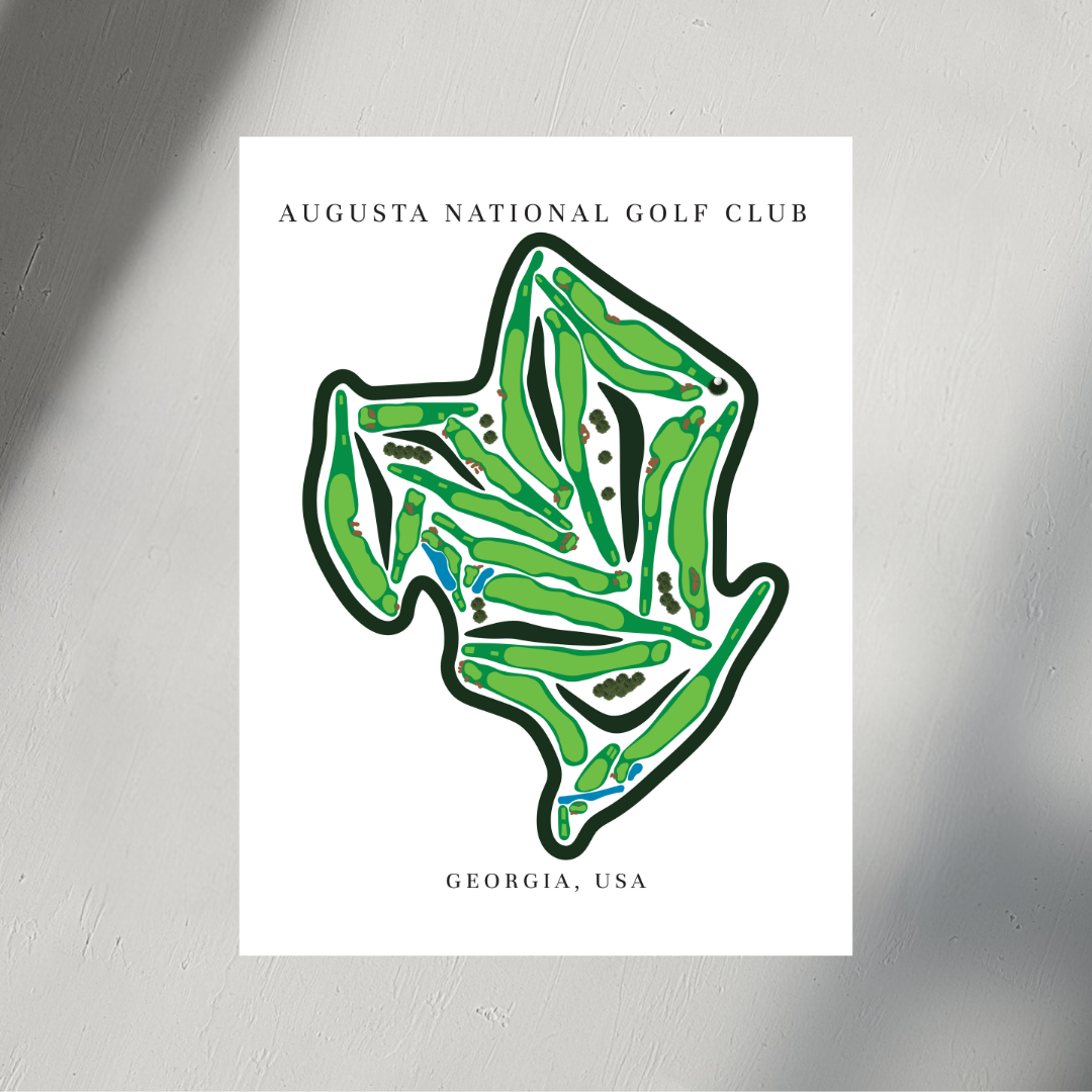 Augusta National Golf Club, Golf Course Print, Georgia