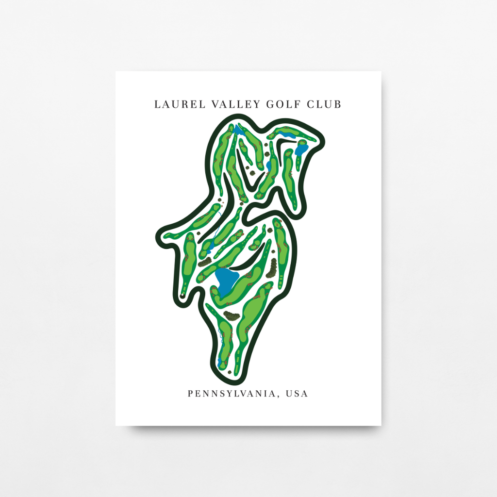 Laurel Valley Golf Club, Golf Course Prints, Pennsylvania