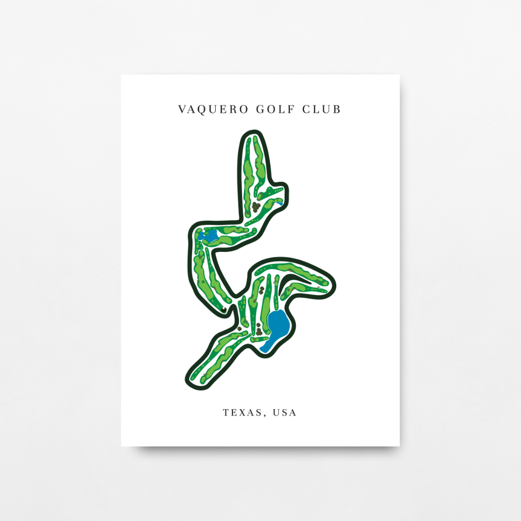 Vaquero Golf Club, Golf Course Prints, Texas