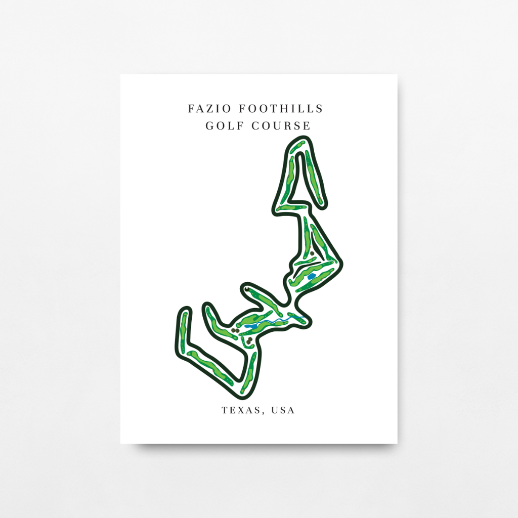 Fazio Foothills Golf Course at Omni Barton Creek Resort, Golf Course Prints, Texas