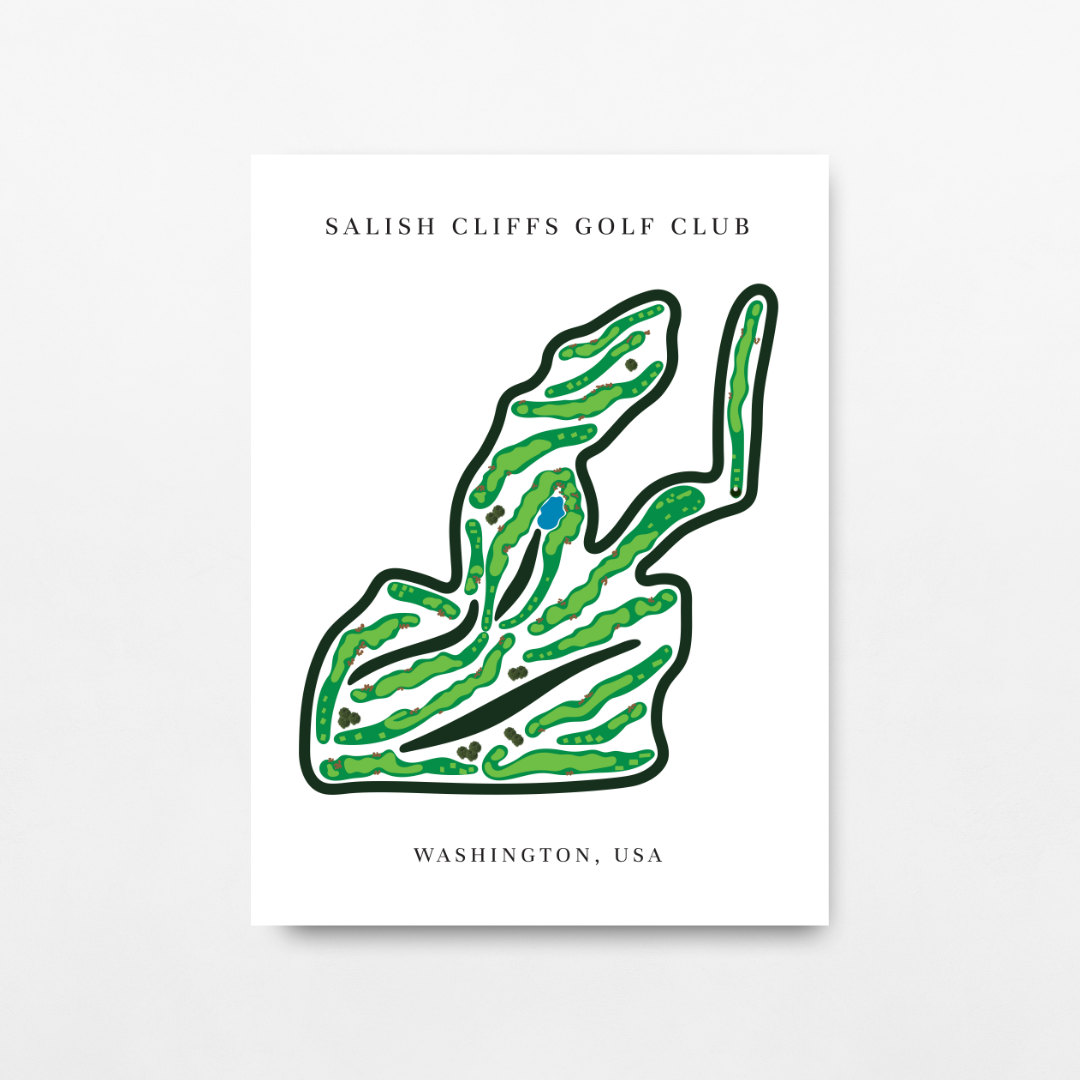 Salish Cliffs Golf Club, Golf Course Prints, Washington