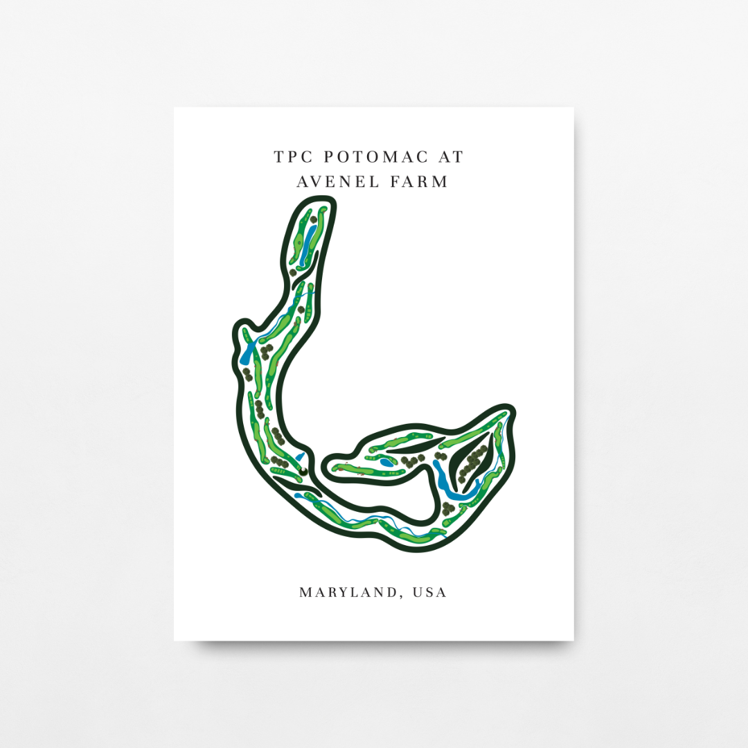 TPC Potomac at Avenel Farm, Golf Club, Golf Course Print, Maryland