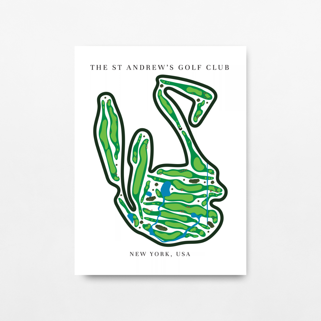 The Saint Andrews Golf Club, Golf Course Prints, New York