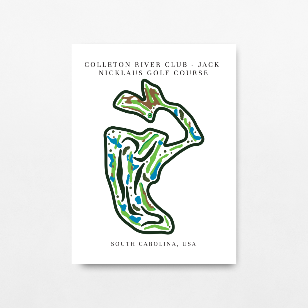 Colleton River Club- Jack Nicklaus Golf Club, Golf Course Print, South Carolina