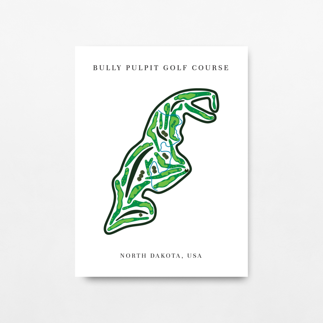 Bully Pulpit Golf Course, Golf Course Prints, North Dakota