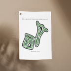 Prairie Dunes Country Club, Kansas  | Golf Course Print Towels | Golf Course Microfiber