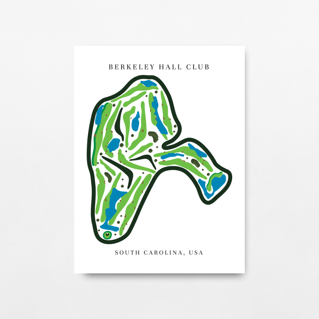 Berkeley Hall Club, Golf Course Prints, South Carolina