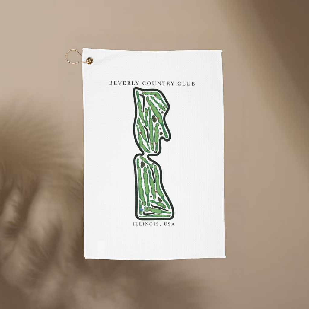Beverly country club Illinois | Golf Course Print Towels | Golf Course Microfiber