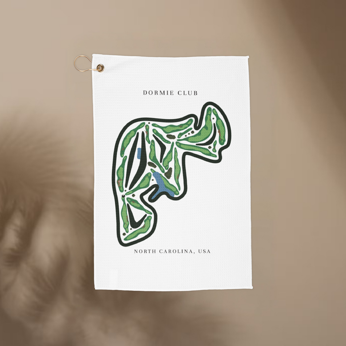 Dormie Club, North Carolina | Golf Course Print Towels | Golf Course Microfiber