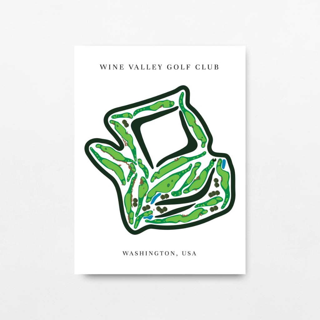 Wine Valley Golf Club, Golf Course Prints, Washington