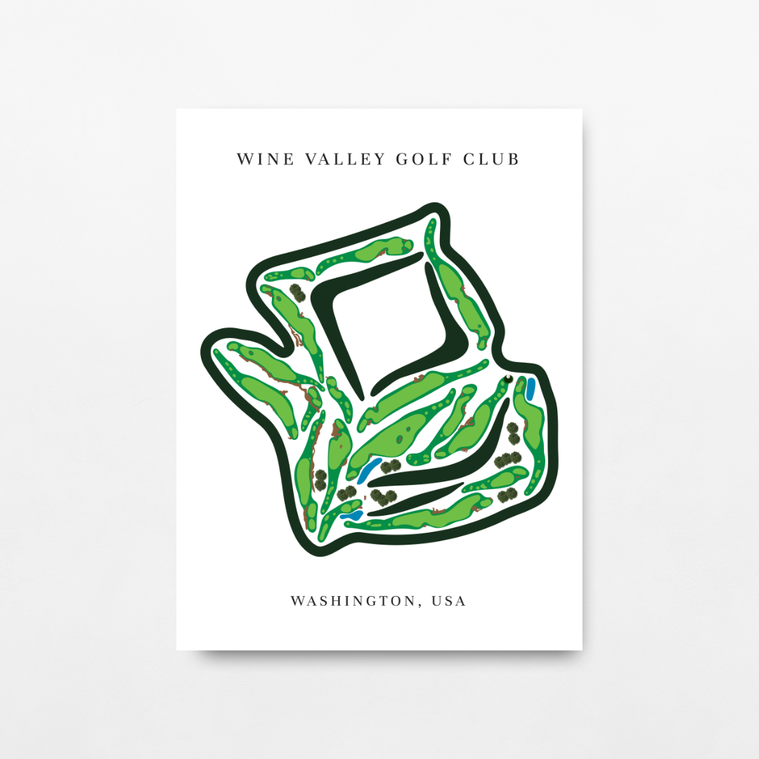 Wine Valley Golf Club, Golf Course Prints, Washington