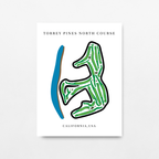 Torrey Pines North Course, Golf Course Print, California