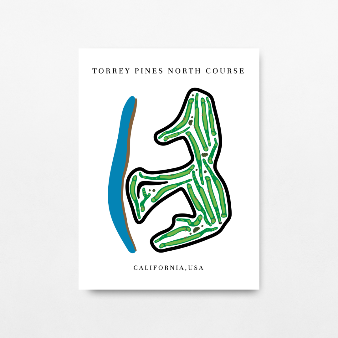 Torrey Pines North Course, Golf Course Print, California