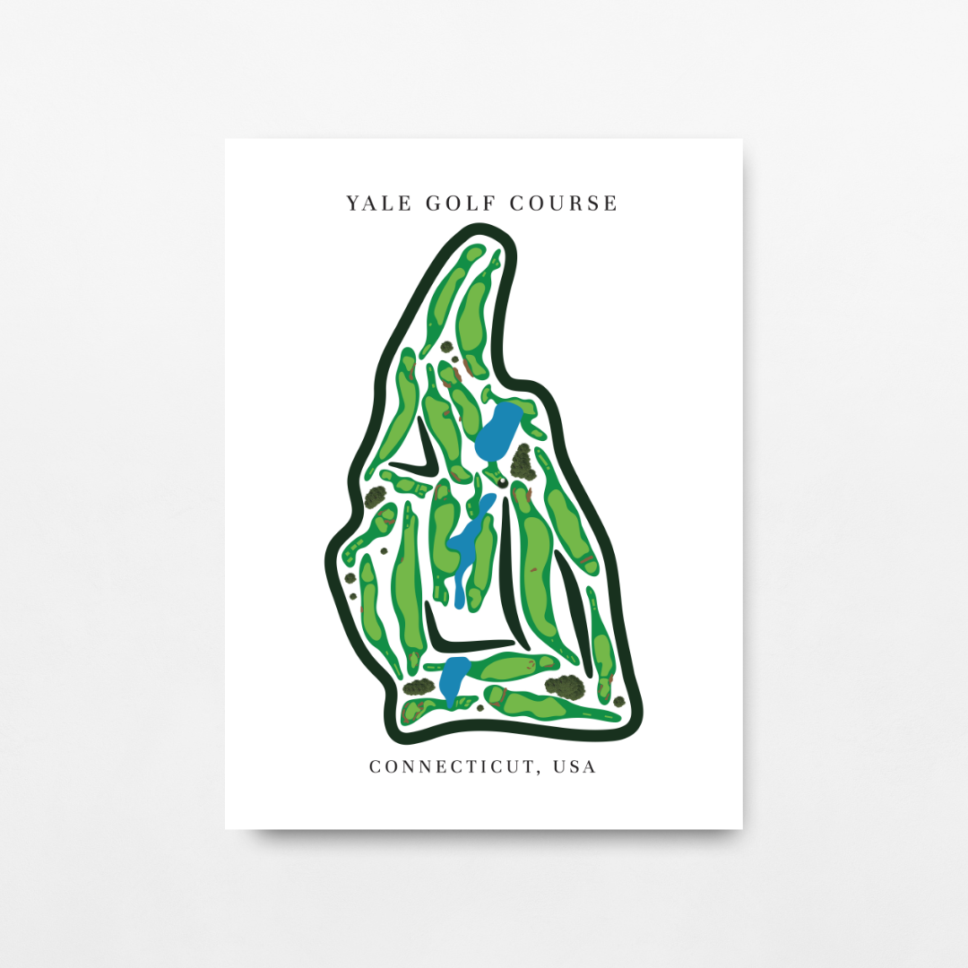 Yale, Golf Club, Golf Course Print, Connecticut