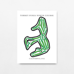 Torrey Pines North Course, Golf Course Print, California